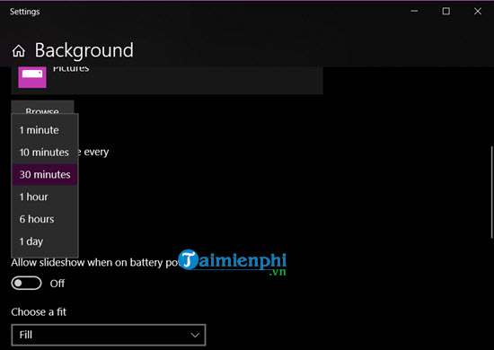Đổi hình nền máy tính win 10, thay ảnh màn hình destop, laptop Windows 10 13